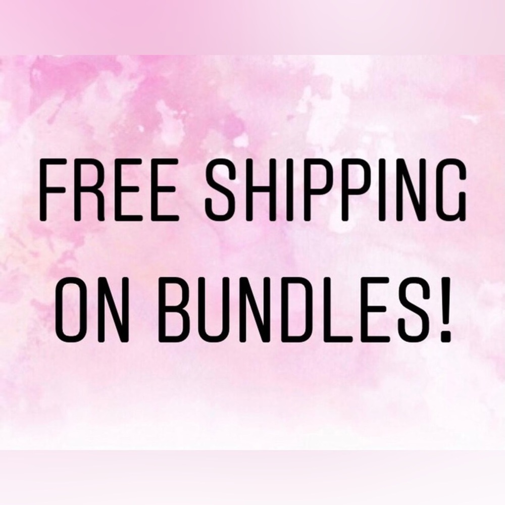 FREE SHIPPING ON ALL BUNDLES WITH 3 ITEMS!